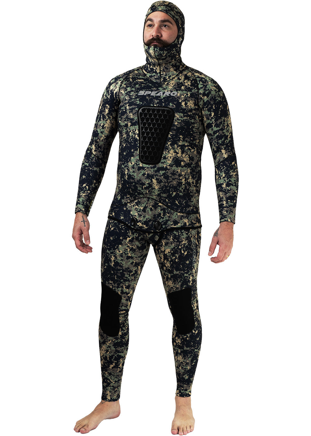 Spearo South Seas Mens 5.0mm Two Piece Wetsuit