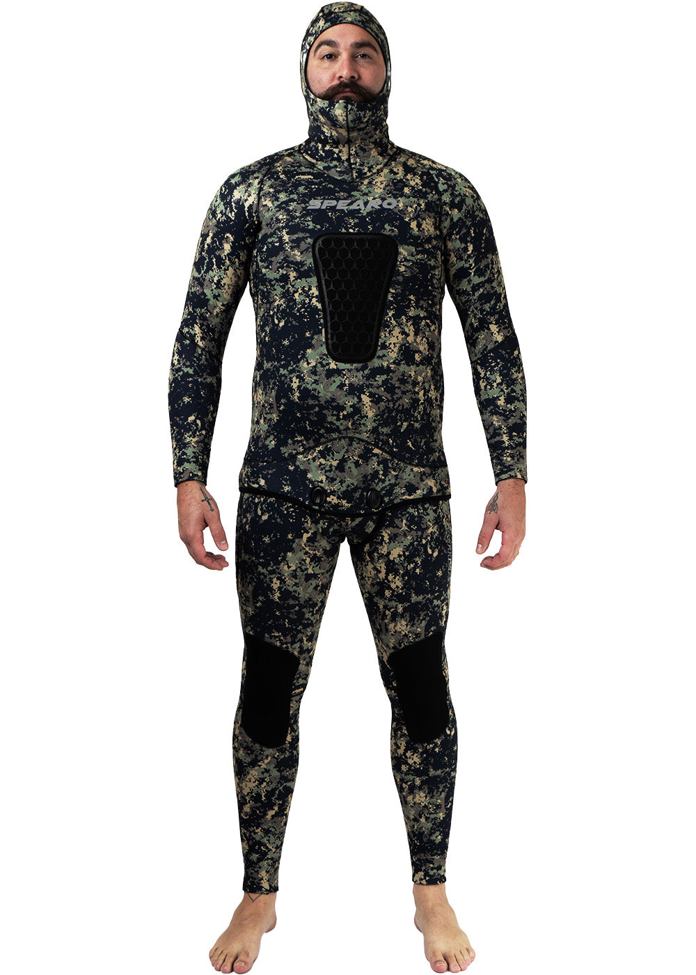 Spearo South Seas Mens 3.0mm Two Piece Wetsuit