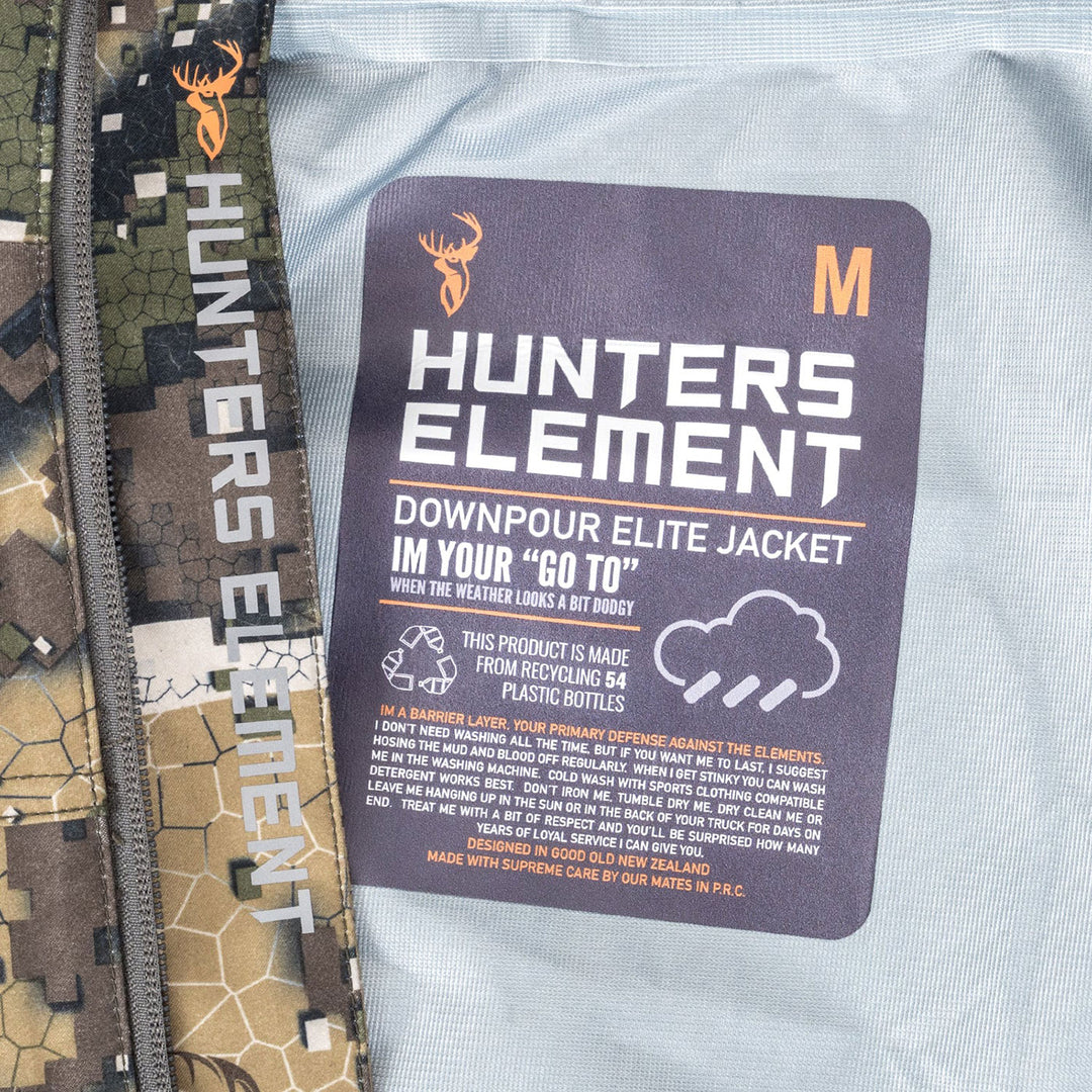 Hunters Element Downpour Elite Jacket - Green