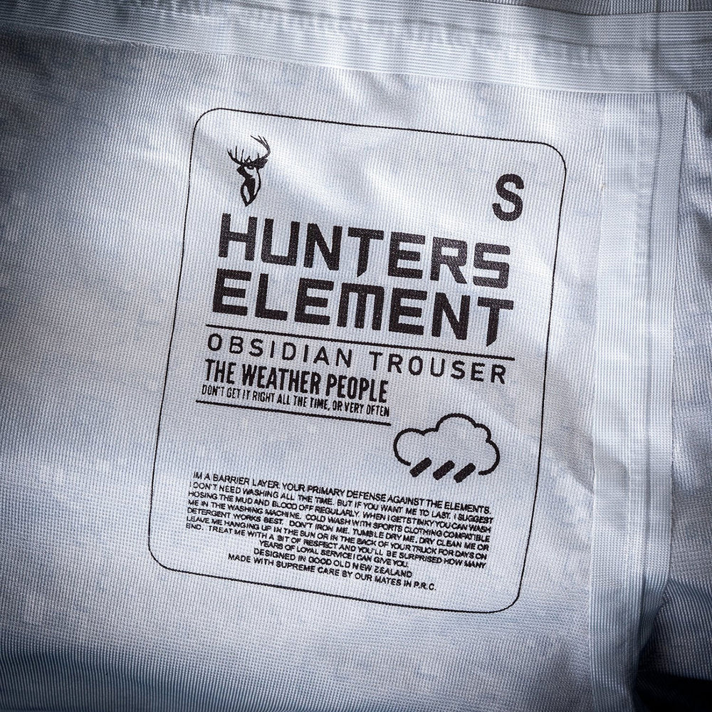 Hunters Element Obsidian Pants - Black