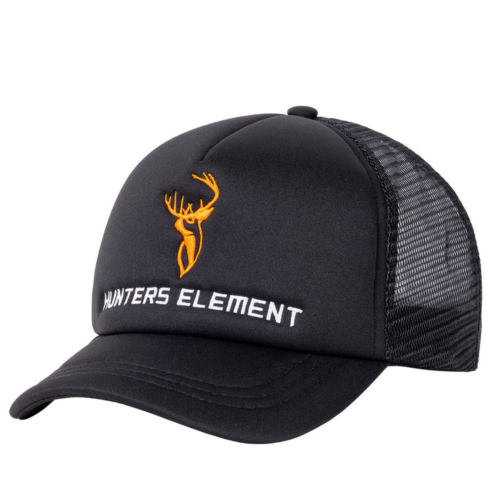 Hunters Element Granite Trucker Cap - Black