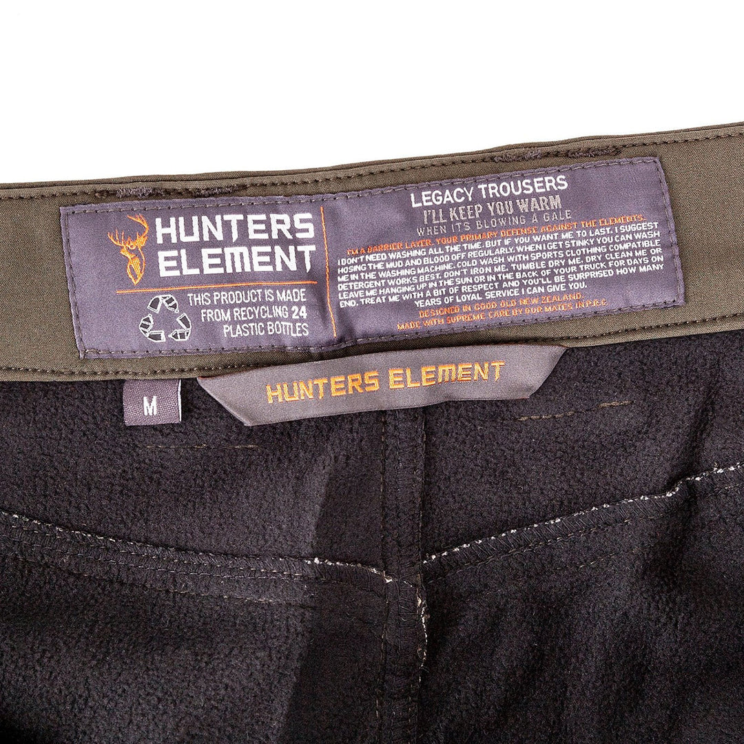 Hunters Element Legacy Pants - Black