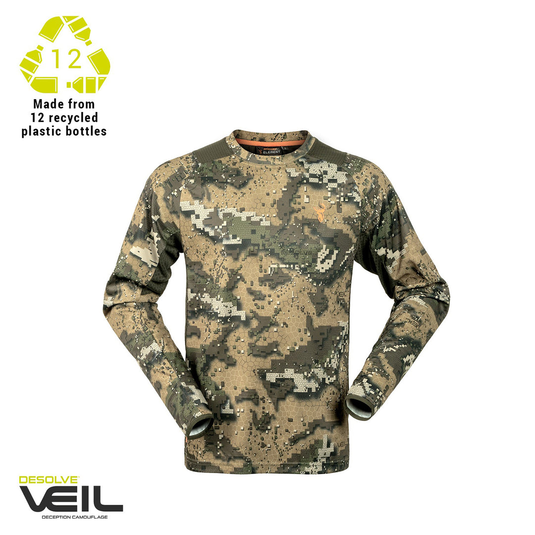 Hunters Element Eclipse Crew V2 LS Top 2XL / Camo