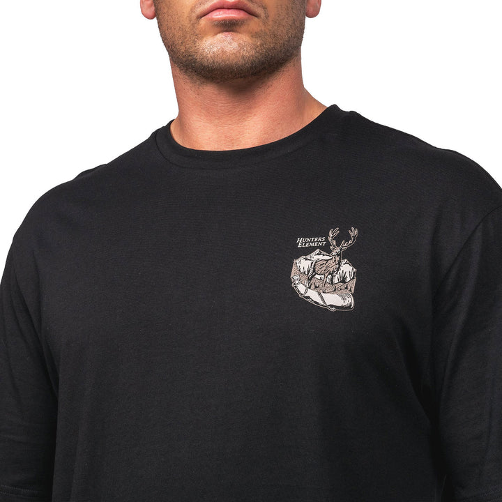 Hunters Element The Roar Tee - Black