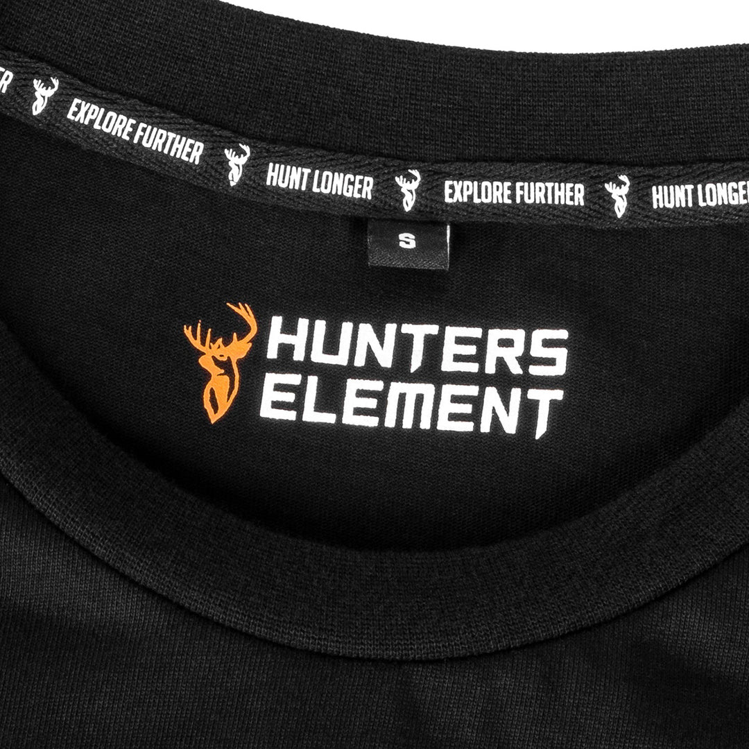 Hunters Element Fallow Skull Tee 2XL / Black