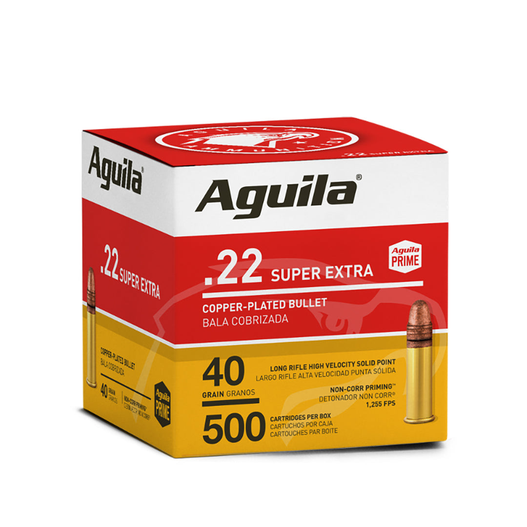 AGUILA 22LR HV SP 40GR RIMFIRE AMMO - 500 ROUNDS .22 LR