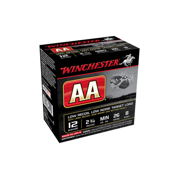 Winchester AA Featherlite 12G 8 2-3/4in 26gm - Slab 12 GAUGE