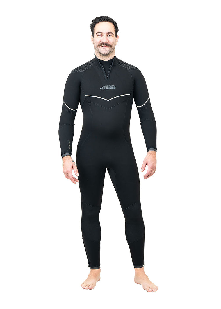 Adreno Mens Manta 5mm Semi-Dry Scuba Diving Wetsuit