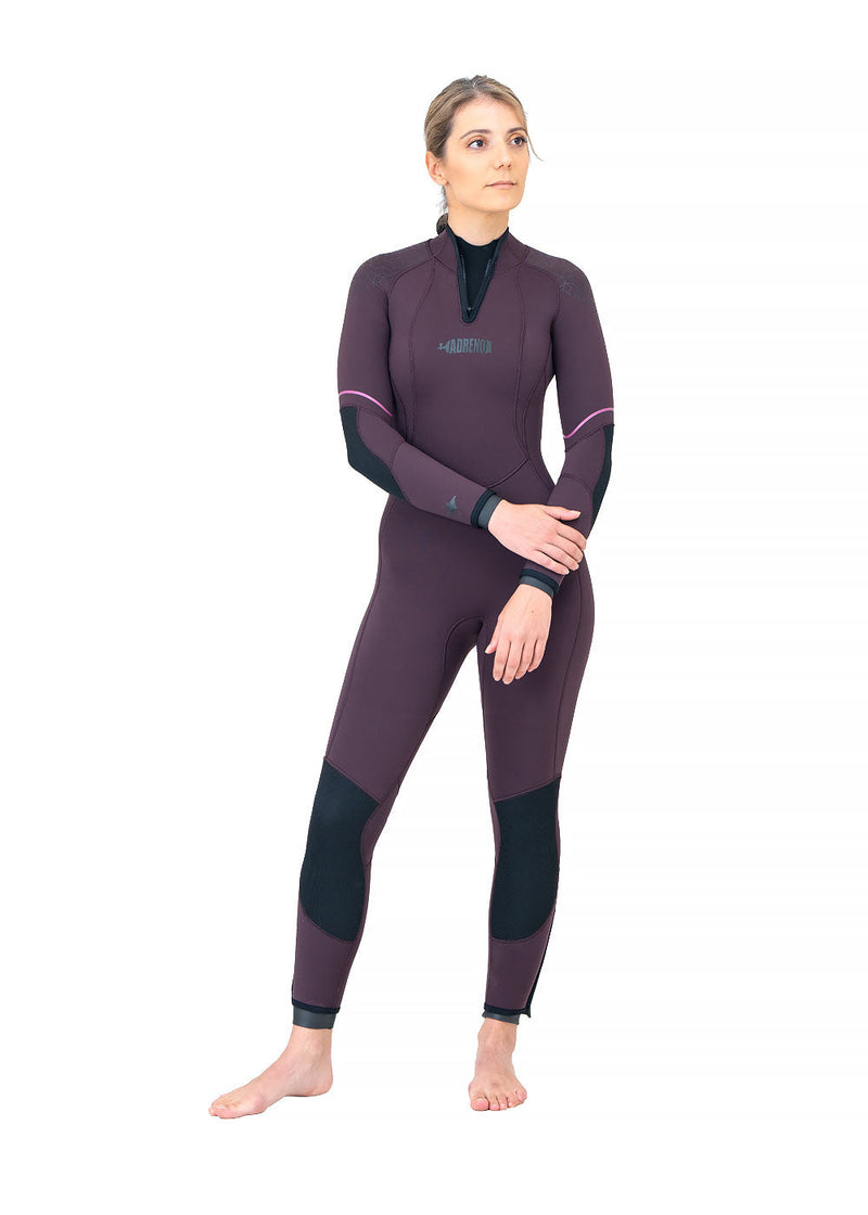 Adreno Womens Manta 5mm Semi-Dry Scuba Diving Wetsuit
