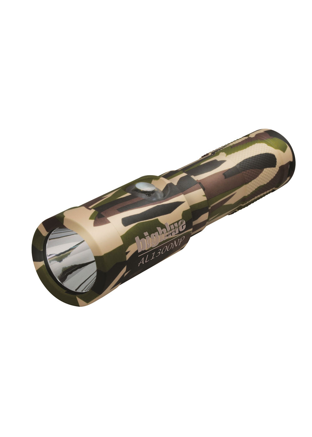 BigBlue AL1300NP Narrow Beam Push Button Dive Torch Brown