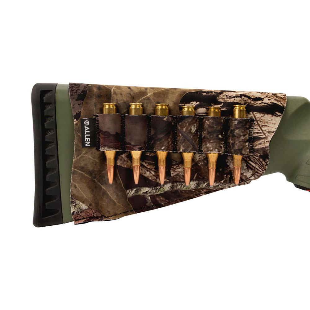 Allen Rifle Buttstock 6 Shell Holder Camo