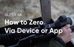 ALPEX 4K How to Zero Via Device or App?
