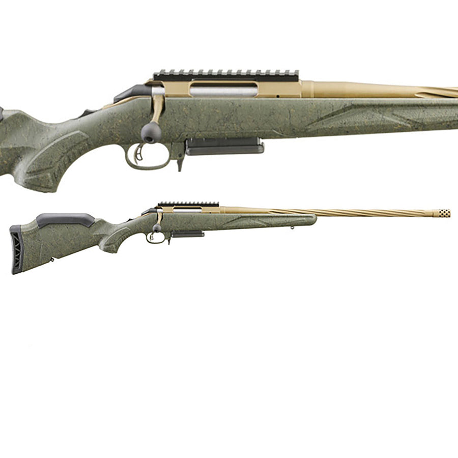 Ruger American Gen II Predator - 22in + Muzzle Brake 3 Shot - 243 WIN .243 WIN / Green