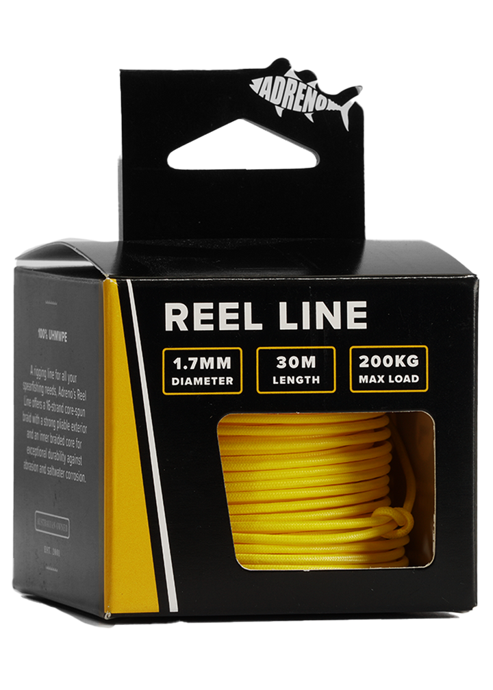 Adreno 1.7mm Reel Line - 30m - Yellow