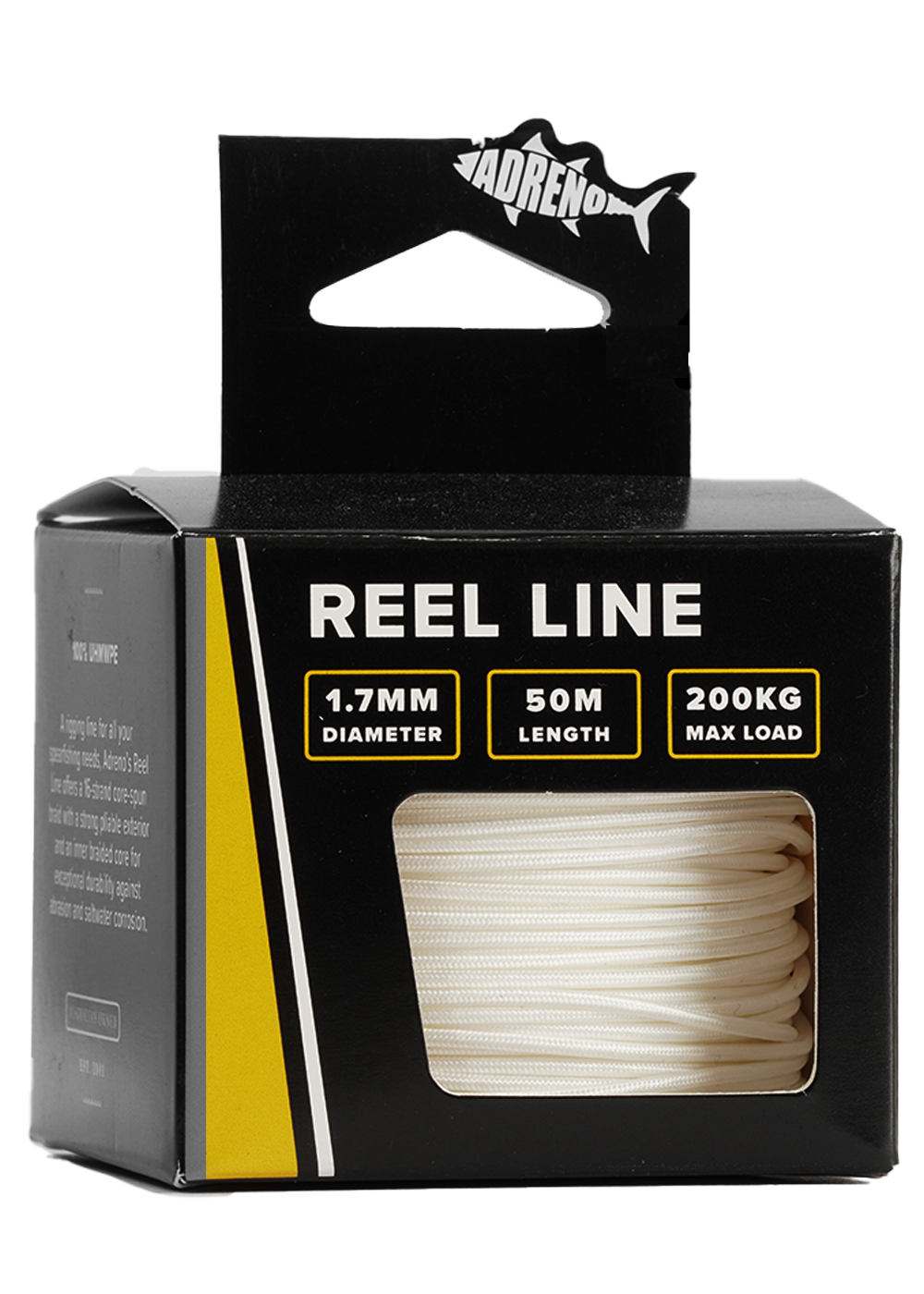 Adreno 1.7mm Reel Line - 50m - White