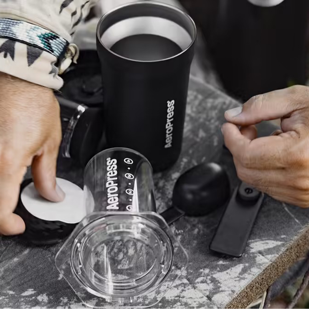 AeroPress Go Plus Travel Press Black