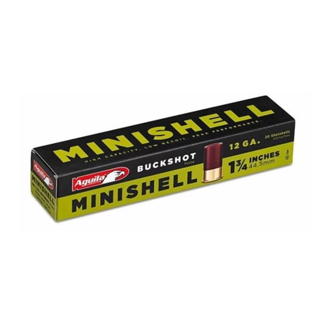 Aguila 12G Mini Shell 18g Buckshot - 20 rounds