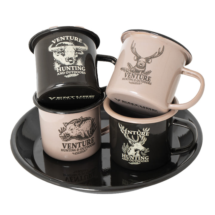Venture Ferals Buffalo Enamel Mug - 350ml