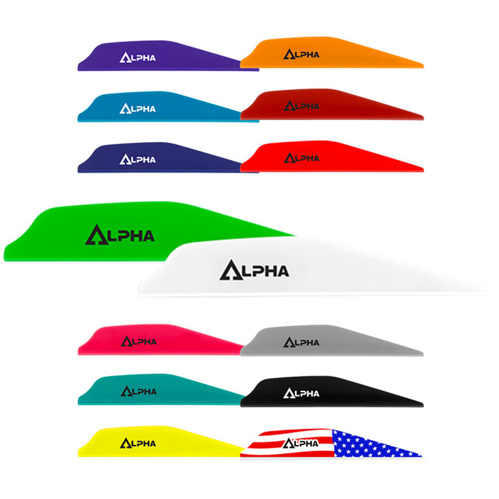 Bohning Alpha AR 1250 Vane 2.8inch - 100 Vanes