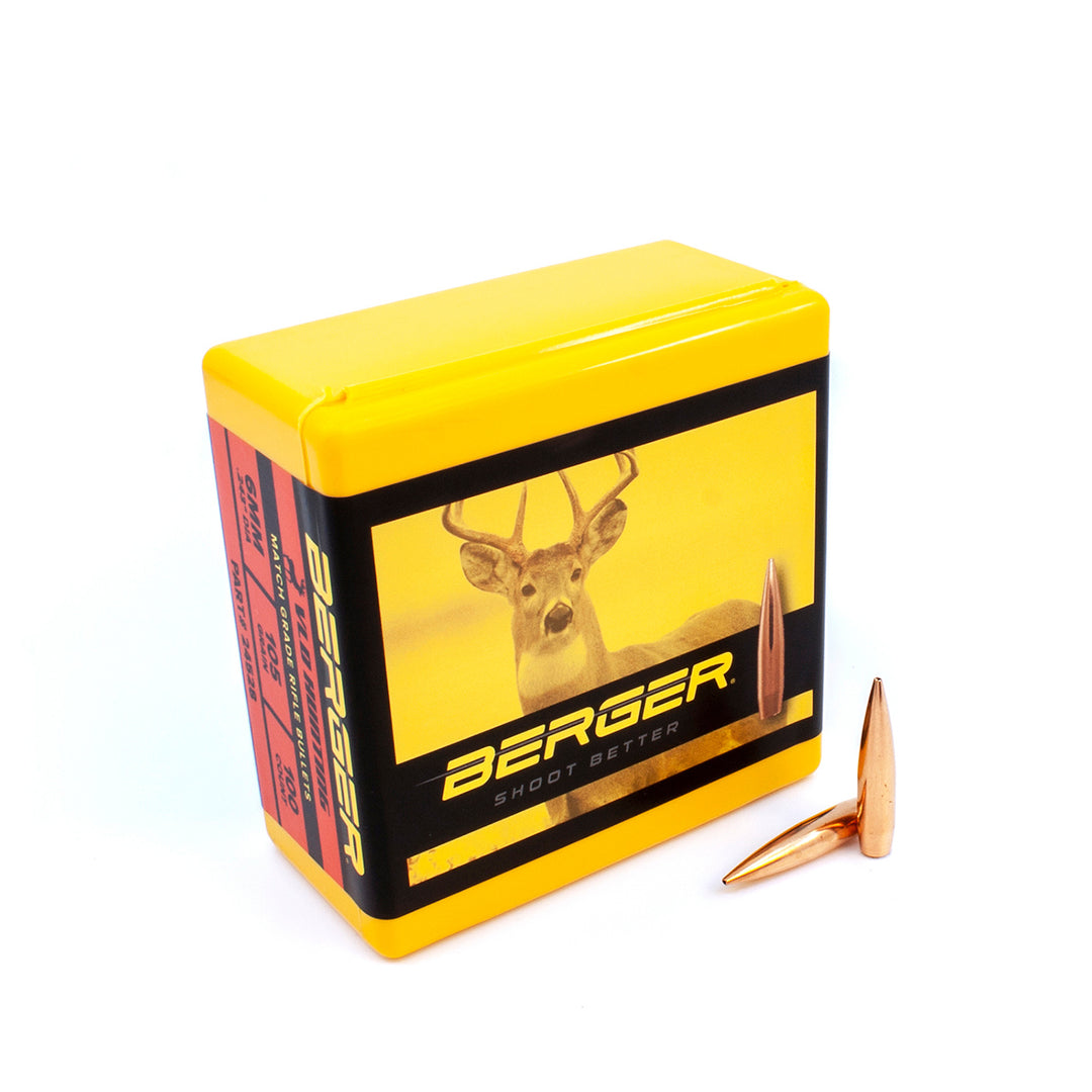 Berger 6mm 105 gr VLD Hunting - 100 Projectiles 6mm