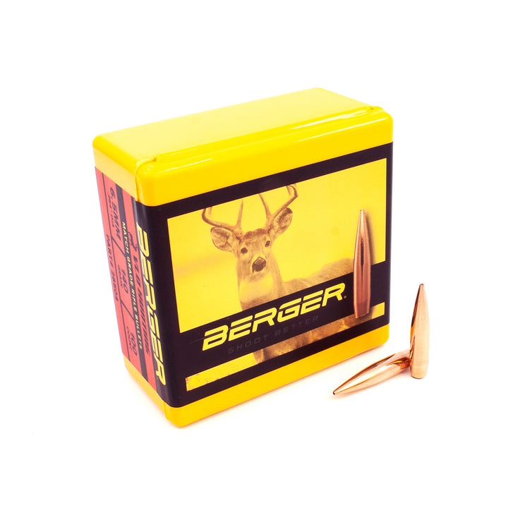 Berger 6.5mm 140 gr VLD Hunting - 100 Projectiles 6.5mm