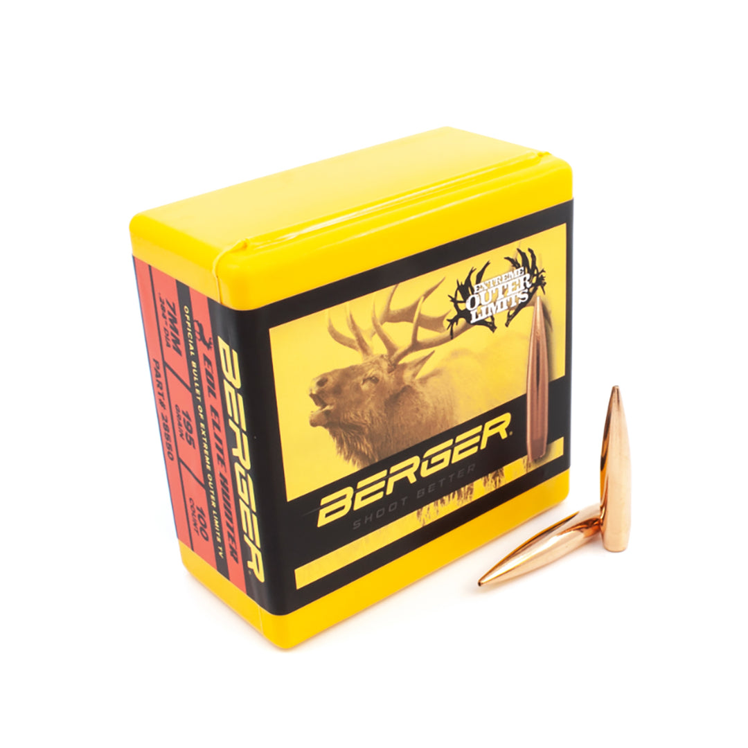 Berger 7mm 195 gr Elite Hunter - 100 Projectiles 7mm