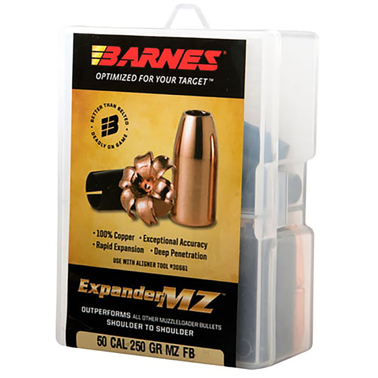 Barnes Bullets 50 Cal 250Gr - 15 Projectiles