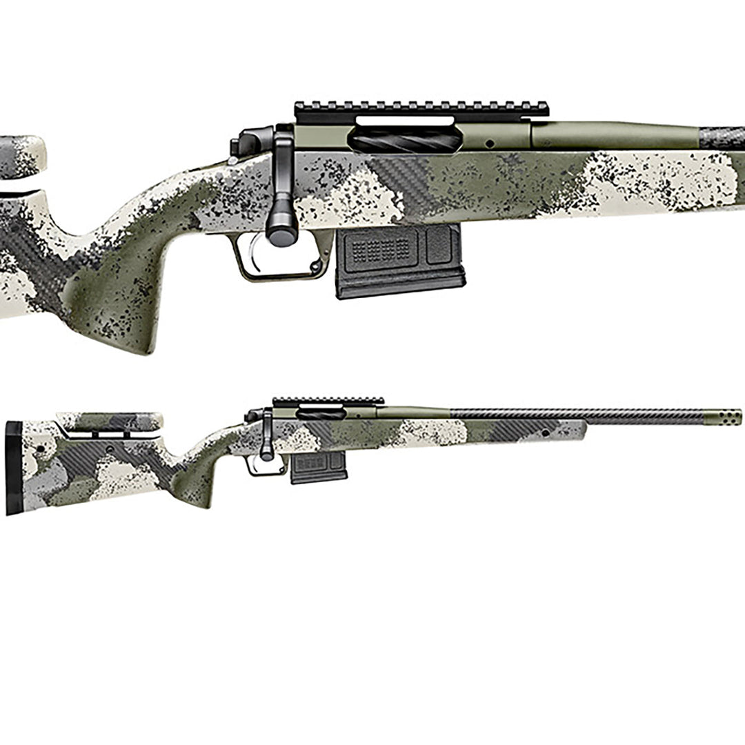 Springfield 2020 Waypoint 6.5 PRC 24in Carbon Fixed 3 Shot AICS Centrefire Rifle Calibre - 6.5MM PRC / EVERGREEN CAMO