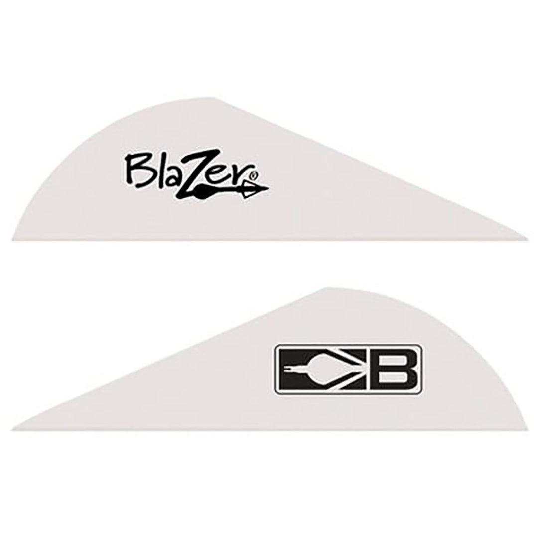 Bohning Blazer Vanes - White - 100 Pack