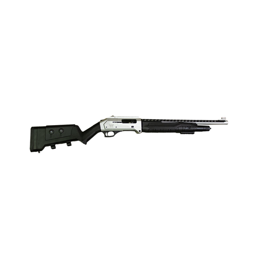 Axor Arms Bushpig XT Lever Release Shotgun - 12G 20in 5+1 Silver Cerakote 12g / Silver