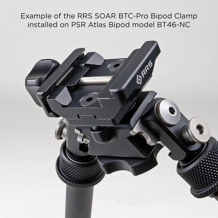 Arca And Picatinny Rail Mount With Knob By Really Right Stuff Soar Division Black