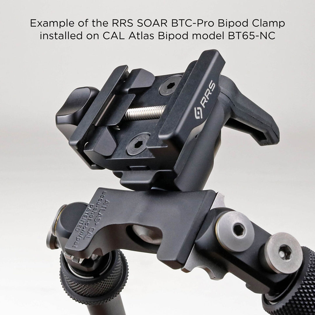 Arca And Picatinny Rail Mount With Knob By Really Right Stuff Soar Division Black