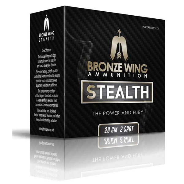 Bronze Wing Stealth Shot Shell - 28gm - 1225 fps - 8 - 12G - 250 Round Slab