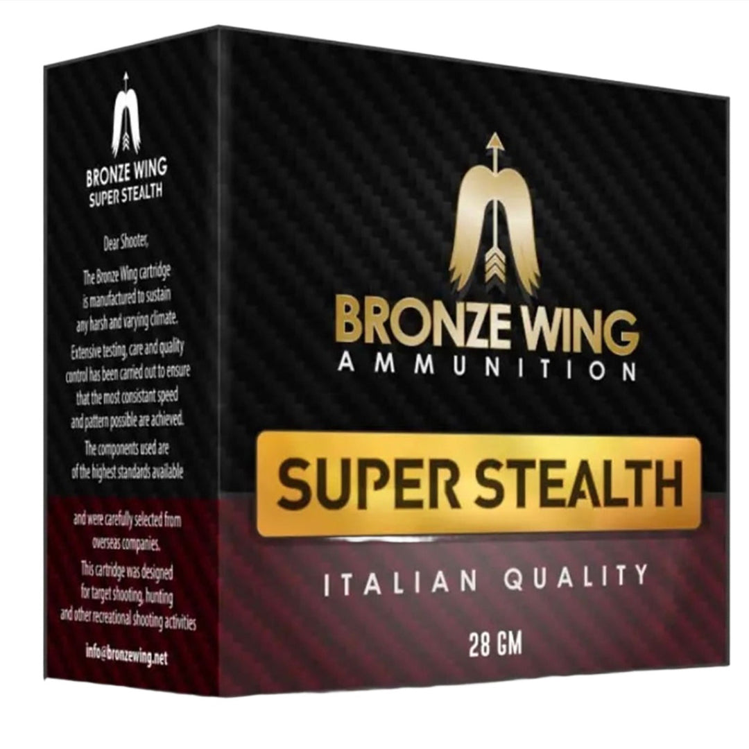 Bronze Wing Super Stealth Shot Shell - 28gm - 1275 fps - 7.5 - 12G - 25 Rounds 12 GAUGE