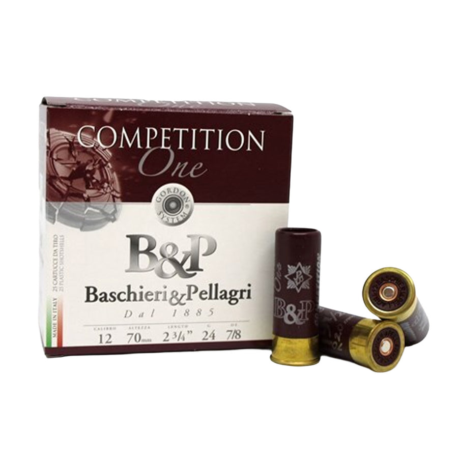 B&P Competition One 12G 28GR 8 1250 FPS Shot Shell - 25 Rounds