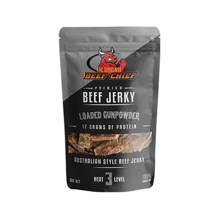 Beef Chief Loaded Gunpowder Beef Jerky - 50g