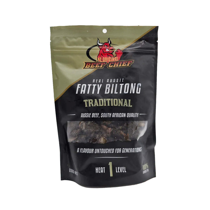 Beef Chief Traditional Fatty Biltong - 50g