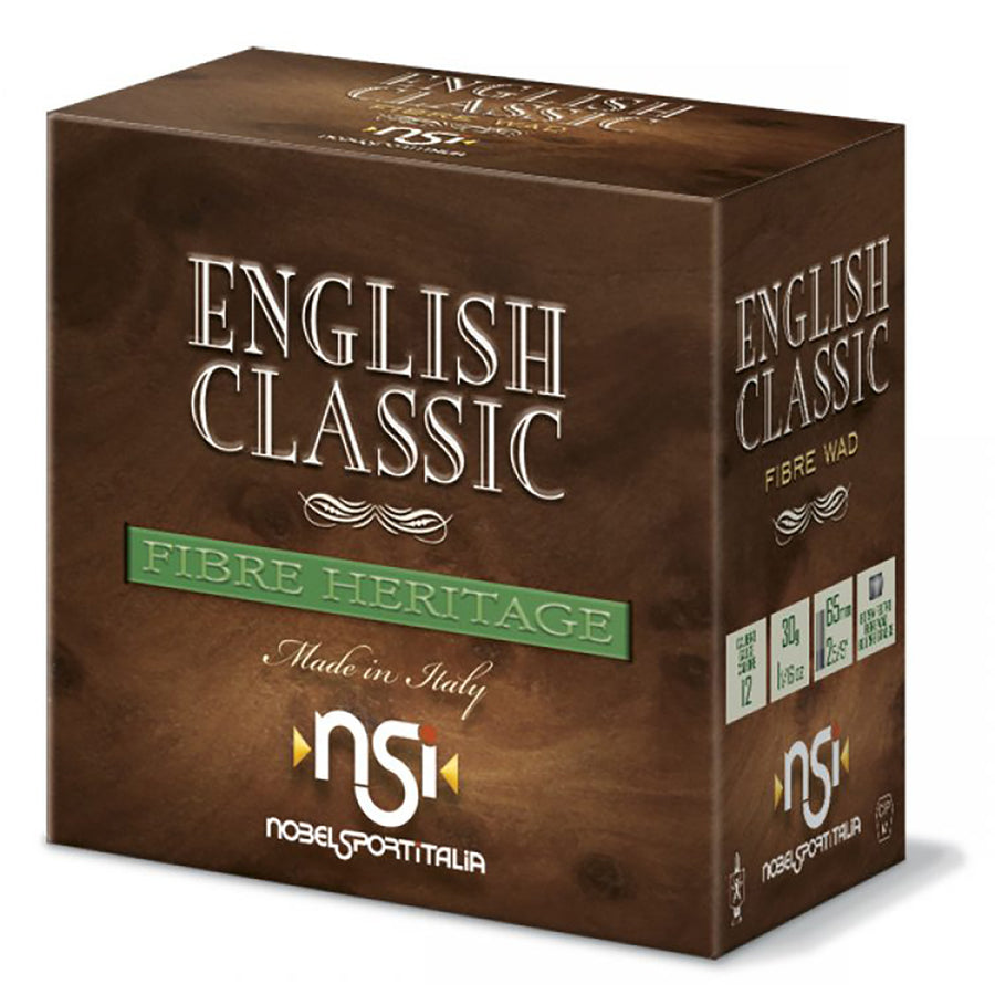 NSI English Classic Shotshell Ammo - 12 Gauge - 30gram - 1247 fps - 6 - Slab 12 GAUGE