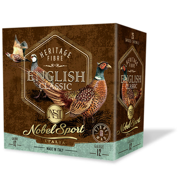 NSI English Classic Shot Shell Ammo - 12 Gauge - 30gram - 1247 fps - 6 - 25 Rounds