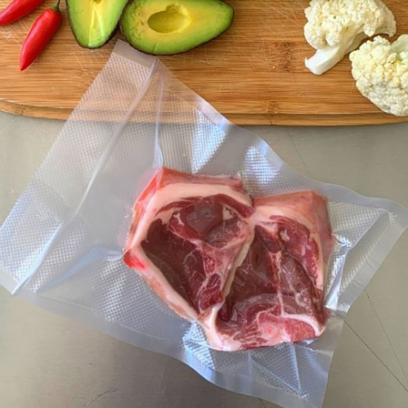 Pac Food Embossed Micro-Channel Vac Bags - 100 Microns - 250mm x 350mm - 100 Bags