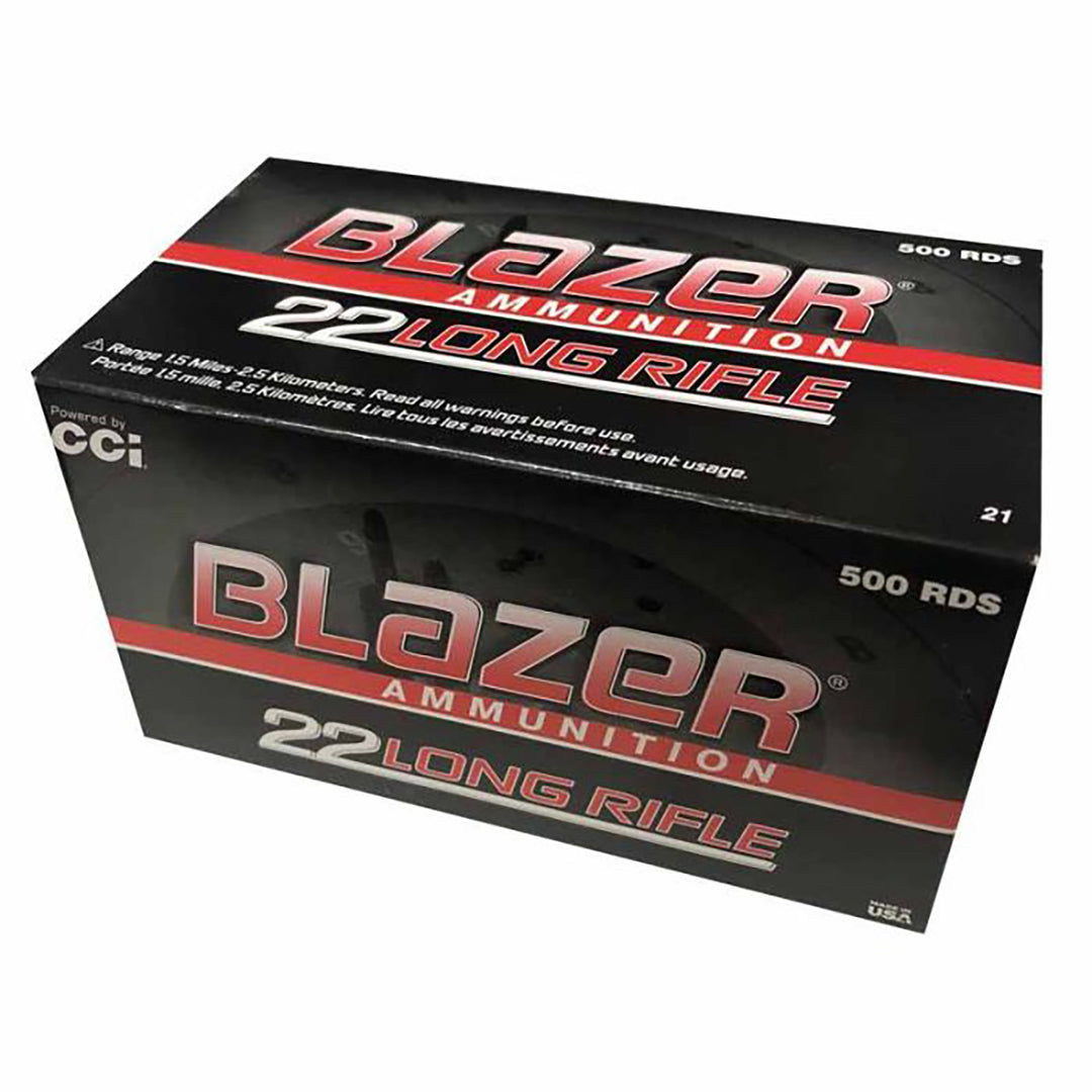 CCI 22LR Blazer 40gr Solid Hv 1235fps Rimfire Ammo - 50 rounds .22 LR