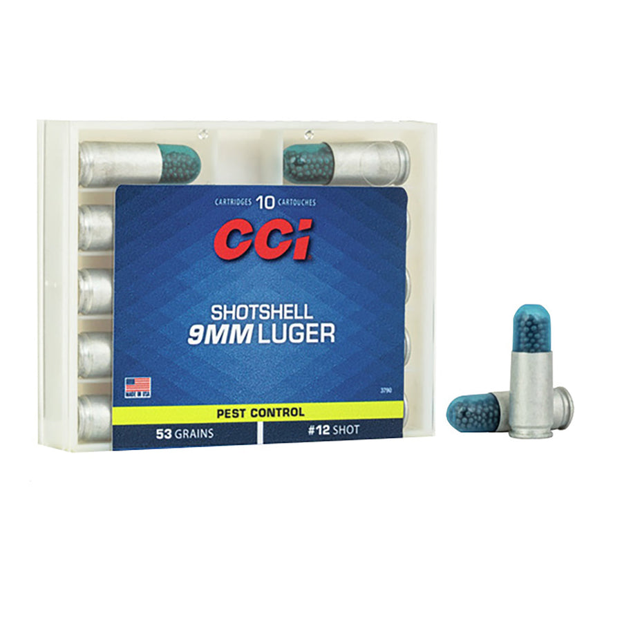 CCI 9mm Luger Shotshell - 10 rounds 9mm LUGER