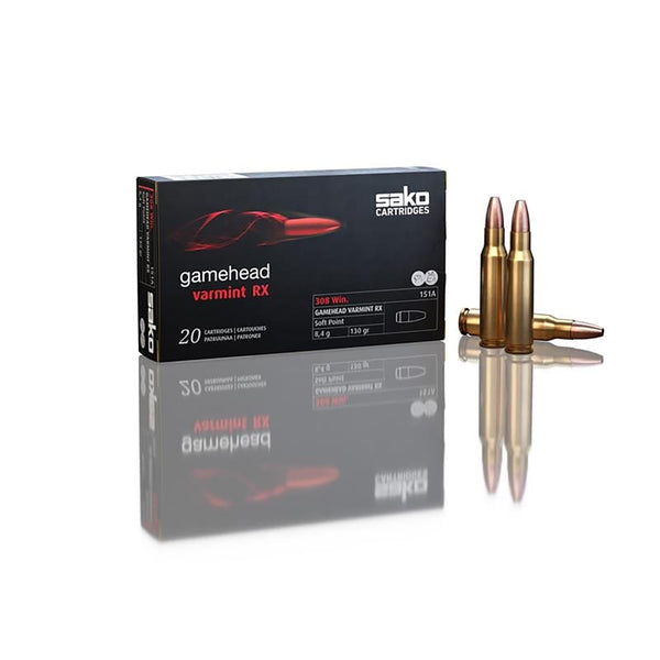 Sako Gamehead Varmint RX 223 REM 53Gr - Centrefire Ammo - 20 Rounds
