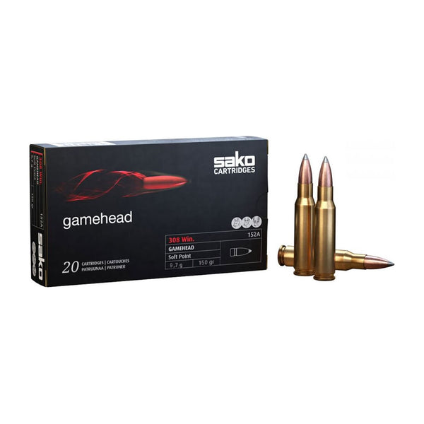 Sako Gamehead 308 WIN 150Gr - Centrefire Ammo - 200 Round Slab