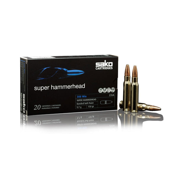 Sako Super Hammerhead 308 WIN 150Gr - Centrefire Ammo - 20 Rounds