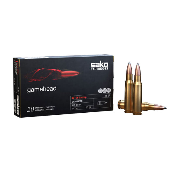 Sako Gamehead 30-06 SPRG 150Gr - Centrefire Ammo - 20 Rounds