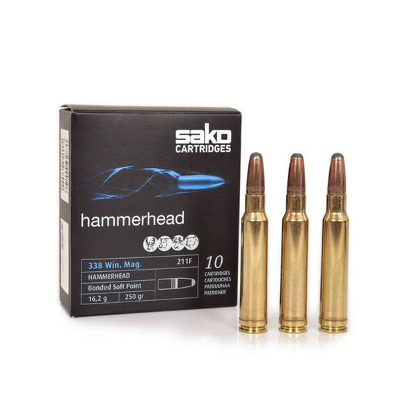 Sako Hammerhead 338 WM 250Gr - Centrefire Ammo - 20 Rounds