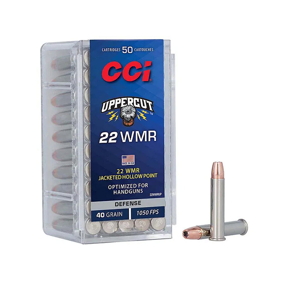 CCI Uppercut 40GR CPHP Rimfire Ammunition - .22WMR - 50 Rounds