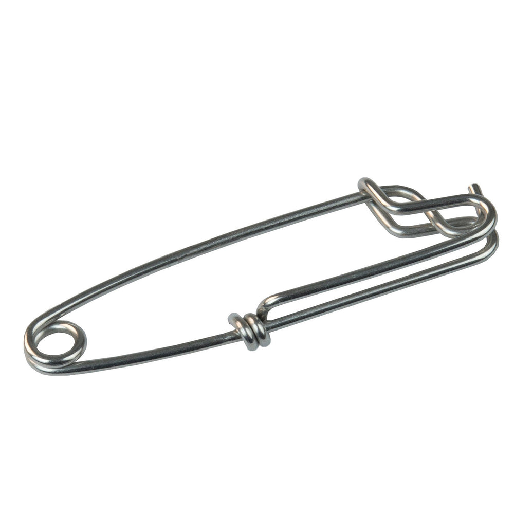 Shark Clip 2.8mm x 100L without swivel Silver
