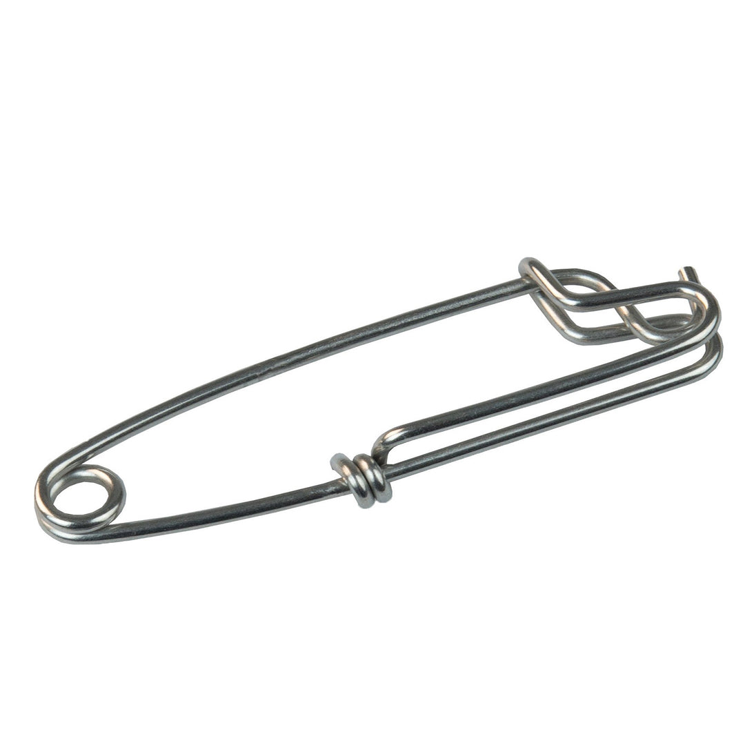 Shark Clip 2.8mm x 100L without swivel Silver